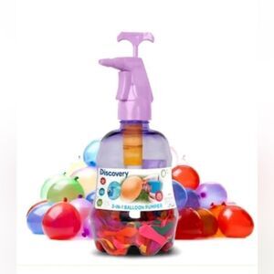 🔴Discovery Kids Purple Water Balloon Pump & 250 Water balloons